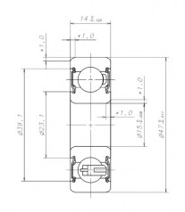 Подшипник Генераторные подшипники Подшипник B15-86AT1XDDG3 W-G01 по выгодным ценам Сальск